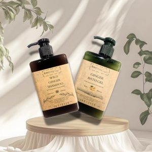 Ginger (Peppermint) Shampoo & (Lemongrass) Bath Gel 280ML