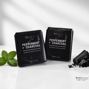Peppermint + Charcoal Soap Bar 75gm